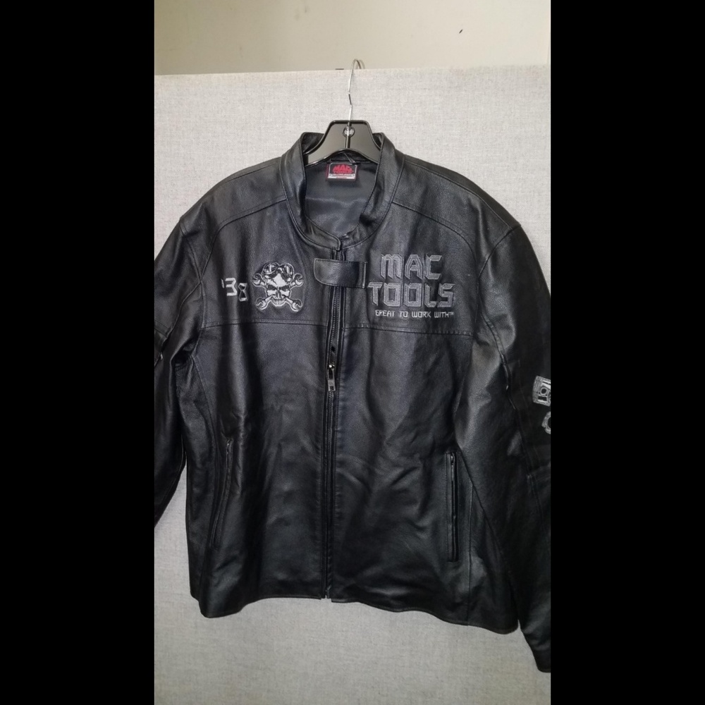 Genuine Leather Mac Tools Jacket